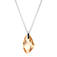 Halskette mit Swarovski Kristall GALACTIC Golden Shadow