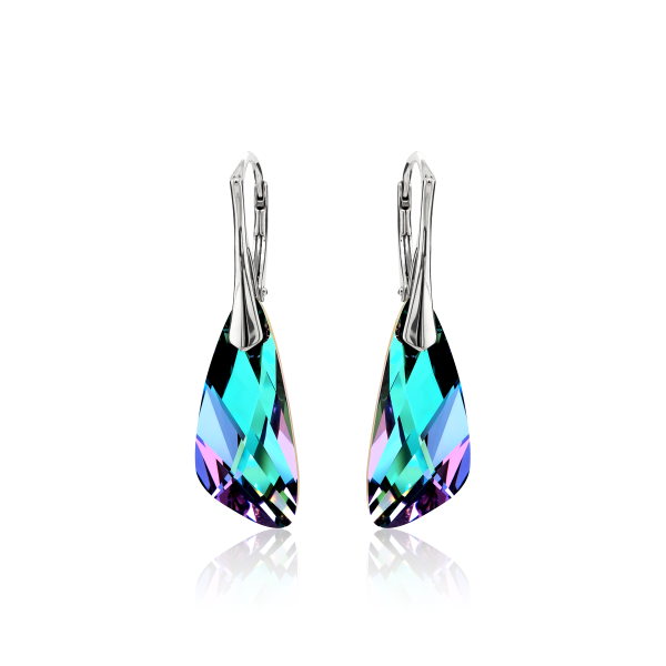 Ohrh&auml;nger mit Swarovski Kristall WING Vitrail Light