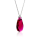 Halskette mit Swarovski Kristall PEAR Ruby