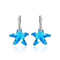 Ohrh&auml;nger mit Swarovski Kristall SEESTERN