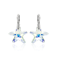 Ohrh&auml;nger mit Swarovski Kristall SEESTERN