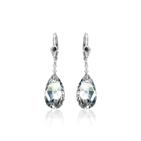 Pendel-Ohrh&auml;nger mit Swarovski Kristall PEAR