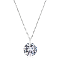 Halskette in Silber mit Zirkonia Echtes Silber