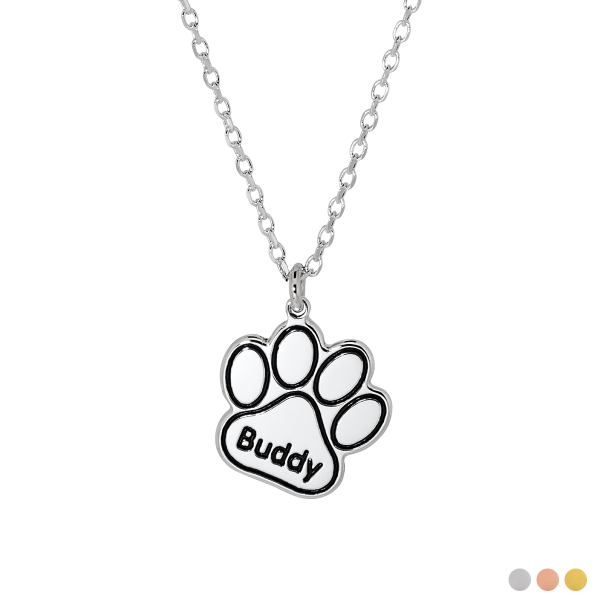 Pfote &quot;Buddy&quot; mit Wunschname